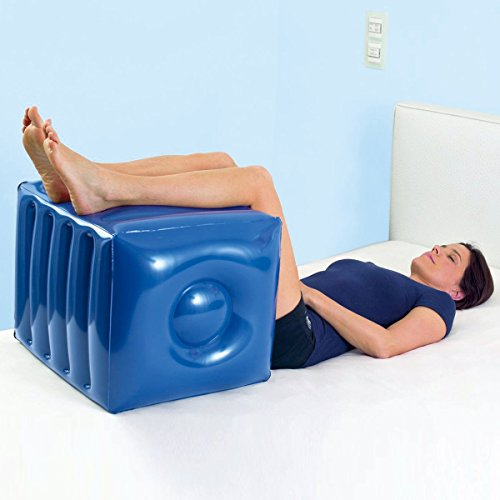 RUSSKA Unisex – Erwachsene 5879669 Entlastungswürfel aufblasbar-Stufenbett für die Bandscheibe, 39x42x46 cm (1er Pack)