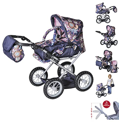 Knorrtoys 63178 - Puppenkombi Ruby - blue flowers