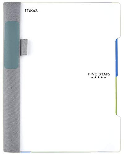 Five Star 3 Subject notebook, 150 count 1 Confezione White