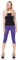 FUTURO FASHION - Legging Court en Coton - très Confortable - Grandes Tailles - Lilas - 48/50 (XXXL)