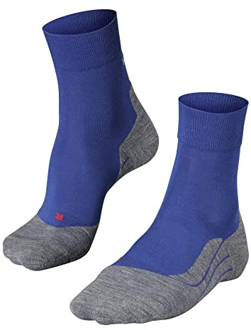 FALKE Men's RU4 Endurance Running Socks, Blue (Athletic Blue 6451), 10.5-11.5