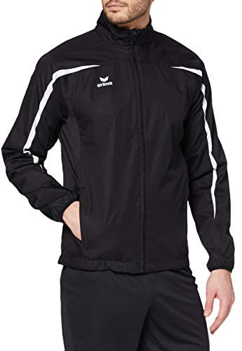Erima Herren Leichtathletik Laufjacke (8060706), schwarz/weiß, L