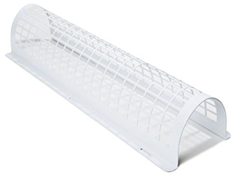 Slimline Pressed Steel Wire Guard for Tubular Heater in White. 1ft-6ft Available - Choose Your Size (2ft. Elex/THWG2)