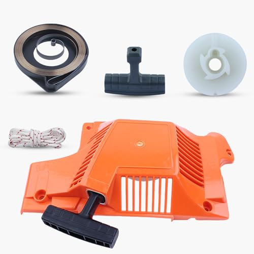Kit de Servicio de la Cuerda de la manija de Resorte de la polea del ensamblaje de Retroceso del arrancador para Husqvarna 55 Ranchero, 50, 51, 55 Piezas de Repuesto de Motosierra