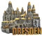 3D Dresden Deutschland Wahrzeichen Kühlschrankmagnet Touristische Souvenirs Aufkleber, Home & Kitchen Dekoration Deutschland Kühlschrankmagnet aus China
