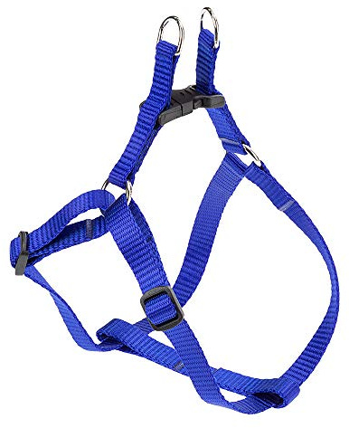 Ferplast Pettorina Cane Taglia Piccola EASY XXS, Pettorina Gatto Regolabile, Facile da Indossare, 28-38 cm. Blu