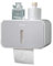 Meiyijia Porte-Papier Toilette Mural,avec Etagère de Rangement,Auto-adhésif sans perçage: Installations De Bain avec étanche et Pare-poussière (Gris)