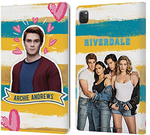 Head Case Designs Licenciado Oficialmente Riverdale Archie Andrews Gráficos Carcasa de Cuero Tipo Libro Compatible con Apple iPad Pro 11 2020/2021 / 2022