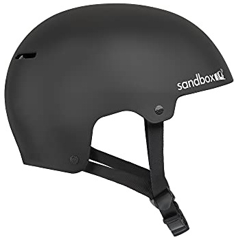Sandbox Icon Skate Helmet (Black (Matte), Medium),ICON-STR-BLK-MD