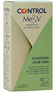 CONTROL Me&V Aloe Vera preservativi idratanti ed extra lubrificati con Aloe Vera - 10 profilattici