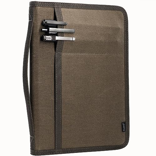 Tintris Moleskine LEUCHTTURM Tagebuchhülle für 12,7 x 20,3 cm, A5, Notizbücher, Tagebücher, Planer, Skizzenbücher, Rechtsblöcke mit Stifthalter, Gummiband, wasserabweisend, Notizbuch, edle, gewachste