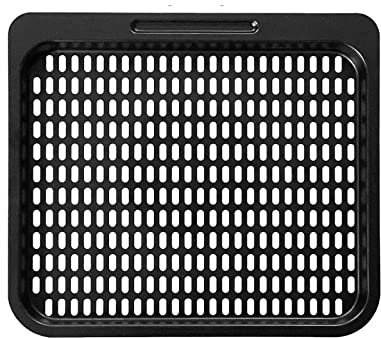 Cooking Tray, 10x9inch Square Air Fryer Crisper Plate Removable, Nonstick Air Fryer Tray Grill Pan Replacement Parts Accessories Rack Kitchen Home Supplies