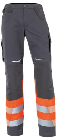 KÜBLER Workwear | KÜBLER REFLECTIQ Arbeitshose Klasse 1 | warnorange/anthrazit | Größe 31K