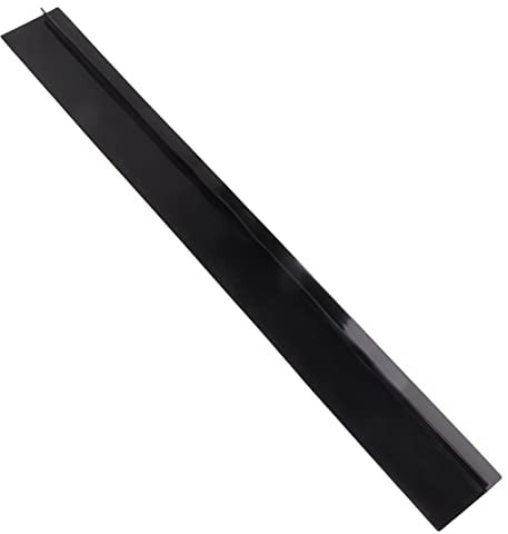Wide Gap Filler Strip, Black Oven Gap Filler Strip 2pcs Antistatic Easy to Cut Easy to Clean for Restaurant (53.3cm / 21in)