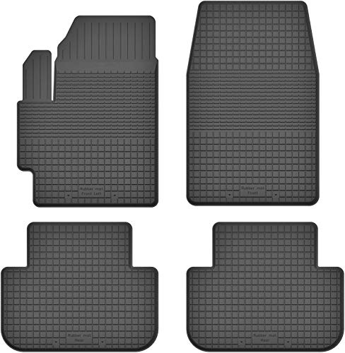 Gummimatten Gummi Fußmatten Satz für Honda Civic VII (2001-2006) - Hoher Rand 15 mm