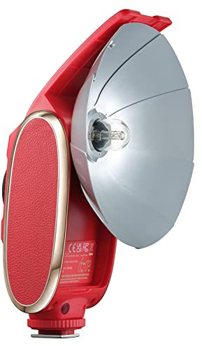 Lux Senior Retro-Kamerablitz GN14 Farbtemperatur 6000 K Automatische und manuelle Blitzmodi 1/1-1/64 Blitzleistung 28 mm Brennweite Ersatz für Canon Nikon Sony Fujifilm Olympus Blitzschuhkameras