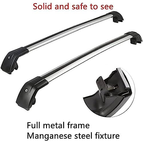 VINAMY Aluminium Dachträger für ID. Buzz 2022 2023,Dachgepäckträger Dachreling Querträger Abschließbar Auto Zubehör