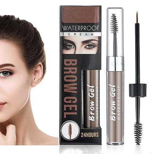 Crema para cejas,Máscara de Cejas,Gel Fijador de Cejas, Geles LíQuidos Fijadores De Cejas Impermeables Y Resistentes Al Sudor,Impermeable De Larga Duración