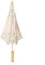 Lwuey Spitzen Schirm, Lace Umbrella Spitzenschirm Hochzeit Sonnenschirm Vintage Brautschirm Braut Hochzeitsschirm Retro Flanierschirm Party Fotografie Requisiten Geschenk Bühnen Aufführung Beige 53cm