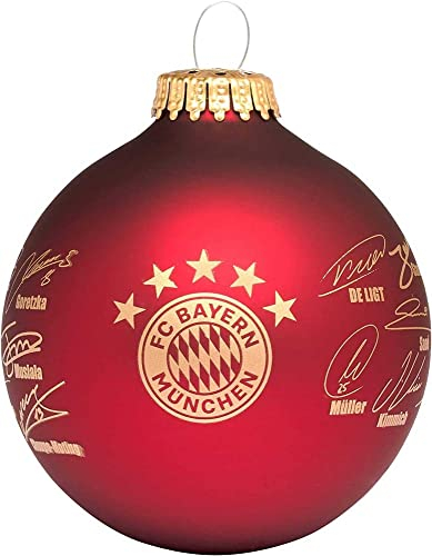 FC Bayern München Christbaumkugel - Signature 2025/26 - Weihnachtskugel FCB