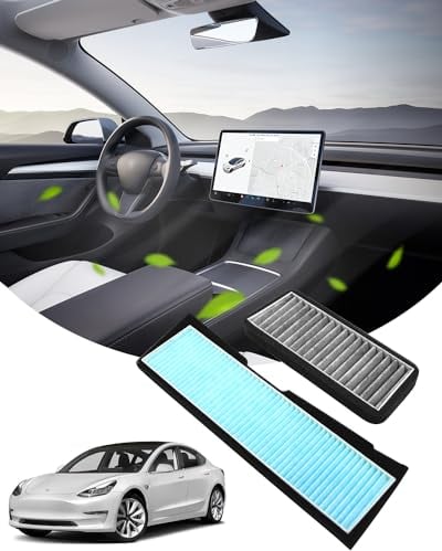 KKTR-CAR per Tesla Model 3 - Filtro dell'aria HEPA esterno, modalità di ricircolo esterno, modalità Model 3 Biodifesa (2021-2023)