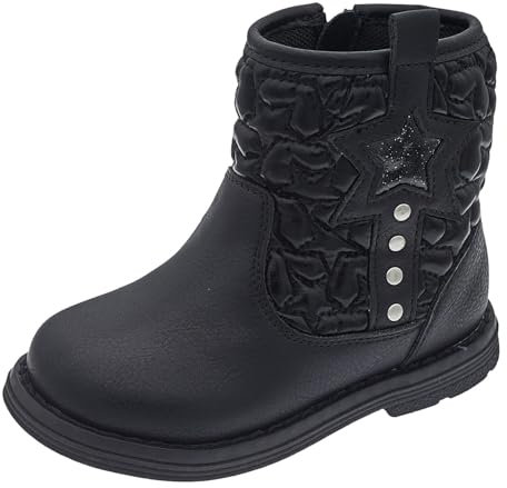 Chicco Stivaletto con zip laterale, Bambina e ragazza, Nero (3), 28, Designed in Italy