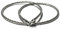 Kette 925/- Silber rhodiniert diamantiert Halsreif Collier gedreht Kordeloptik 42cm