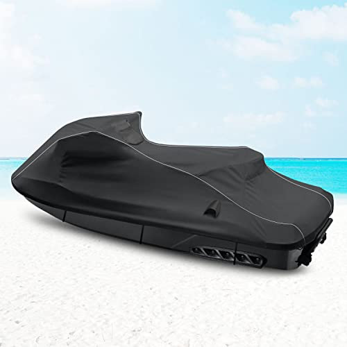Housse de Jet Ski Compatible avec Yamaha Wave Runner GP1800R modèles 2021-2023 avec Protection UV 600D Oxford et Fermeture éclair étanche.