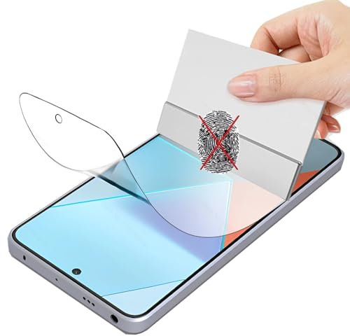 CUFEREDU 2pcs Película hidrogel mate Prevención de huellas dactilares para Xiaomi Redmi Note 13 Pro+ / Note13 Pro Plus 5G 6.67 Protector de pantalla tpu flexible y de alta sensibilidad