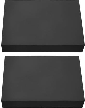 VGOL 2 Piezas de Bloque de Soporte de Goma para Viga de Elevación 120 X 80 X 20 Mm Adecuado para Elevadores de Tijera para Vehículos Talleres de Reparación de Elevación de Automóviles Color Negro