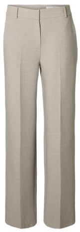 SELECTED FEMME Damen Slfrita Mw Wide Pant Mel Noos Female Hose mit Weitem Bein Elegante