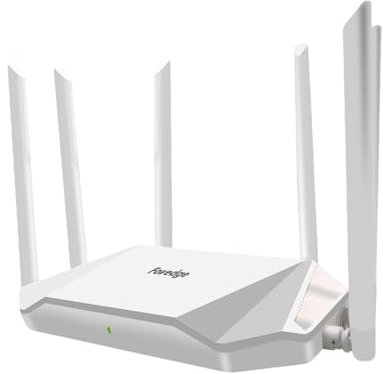 Foredge AX3000 - Router WiFi 6 - Enrutador inalámbrico de Internet de doble banda, router doméstico Gigabit, enrutador inalámbrico de malla fácil de alta velocidad MUMIMO | QoS | DDNS | IGMP | IPV6 |