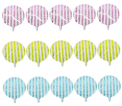 VICASKY 15 Stück Bonbonfarbene Luftballons Partyzubehör Geburtstagsparty Ballon Party Ballons Geburtstags Ballon Spaß Ballons Runde Luftballons Hochzeitsdeko Conjunto De Globos
