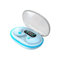 YUYQAQ Auricolari wireless per dormire, con blocco del rumore, comode e invisibili, mini cuffie per dormire sul fianco, streaming di contenuti tramite Bluetooth 5.3, con display digitale a LED e