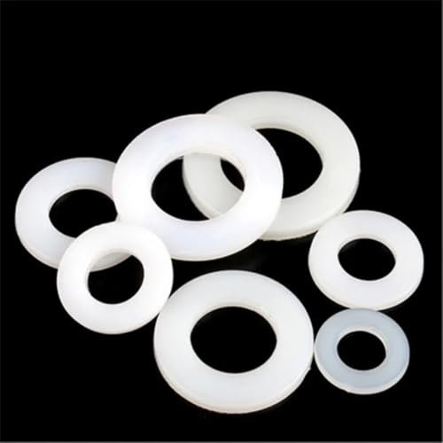 Gummidichtungen, Dicke 3 mm O-Ringe Warmwasserbereiter, Silikon-Flachdichtung, 10 Stück(24mm x 15mm)