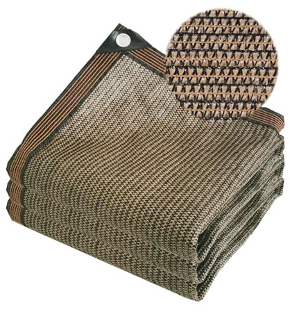 AJTXCSFOQL Schattennetz Garten Sonnenschutz mit ösen, 85% Schattierungsnetz Terrassendach Schattiernetz Beschattungsnetz für Pflanze Gewächshaus Scheune Außen Hof Dach Kühlung(2 x 3.0m)