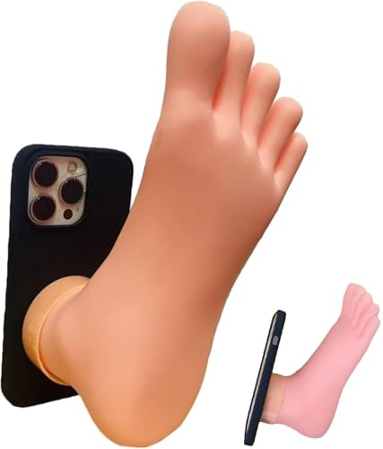 AESZITTEW 3D-Fußform Handyhülle aus weichem Silikon, lustige Handyhülle, humorvolle Geschenke für iPhone-Serie 16/17 PRO MAX (für iPhone16 Pro Max)