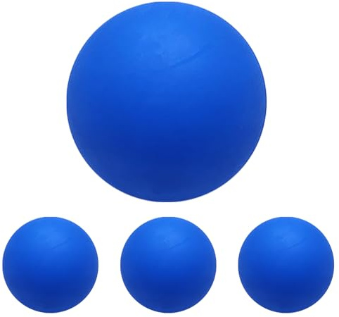 Pelotas de Squash Profesionales - Paquete de 4 Pelotas de Squash de Goma de Alta Elasticidad para niños Principiantes, Pelotaas de Entrenamiento Huecas para Deportes al Aire Libre de Alta Visibilidad