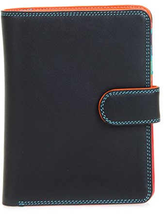 mywalit - Leder Damen Geldbörse - Large Wallet/Zip Purse - 229-4 - Black pace