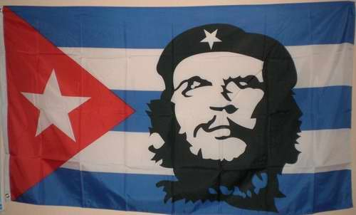 Buddel-Bini Flagge Fahne ca. 90x150 cm : Che Guevara Kuba