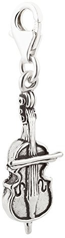 Charm Anhänger Cello aus 925 Sterling Silber (24x7mm)