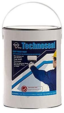 Technoseal Professional Damp Proof Waterproofing Paint 5L White For Walls & Floors