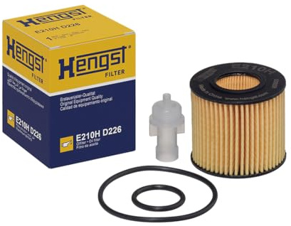 HENGST - Ölfilter E210H D226 - Öl-Filtereinsatz für KFZ | Hochwertiger Motorölfilter für KFZ mit Otto- oder Dieselmotor - Robuster Ölfilter mit hoher Schmutzaufnahmefähigkeit