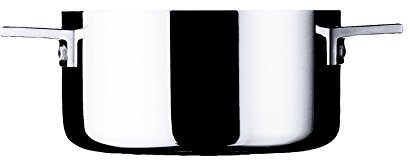 MEPRA Attiva Casseruola, 22 cm, Trimetallo Acciaio Inossidabile 18/10, Alluminio e Rame