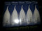 10 x Dazzler Brand E14 40W Flame Tip Bent Candle Clear Lamp Light Bulb 240V SES Job Lot