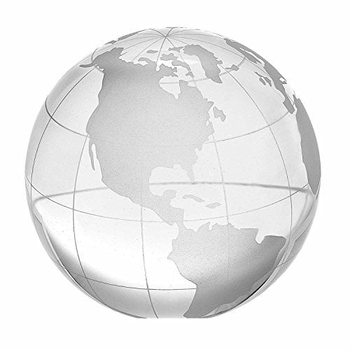 amlong Kristall 10,2 cm Globe Briefbeschwerer mit Geschenk-Box