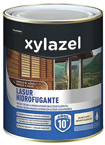Xylazel Lasur Protector Hidrofugante Satinado Blanco Roto 750 ml
