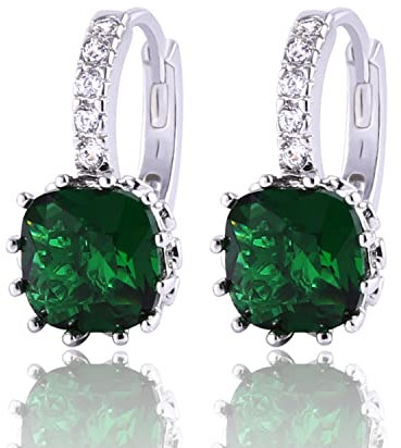 GULICX Damen - 925 Sterling-Silber Silber Prinzess Oxyde de Zirconium