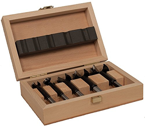 FAMAG Bormax 2.0 WS-Forstnerbohrersatz 5-teilig D=5/8, 3/4, 1, 1 1/8, 1 3/8 im Holzkasten