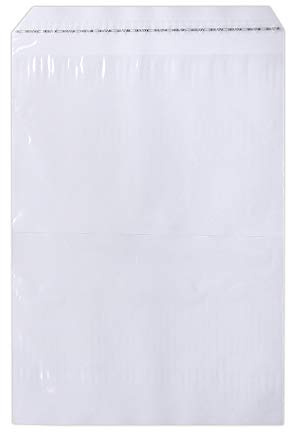 WeltiesSmartTools Klappenbeutel 100 Stück 40my 300x400 + 50 mm Klappe Adhäsionsverschlussbeutel - Hochtransparent Wiederverschließbar mit Belüftungsloch- Ideal für Kleidung, T-Shirts, Bilder, Kataloge
